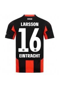 Eintracht Frankfurt Hugo Larsson #16 Fotballdrakt Hjemme Klær 2025-26 Korte ermer
